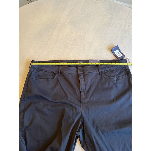 NYDJ Marilyn Straight Black Pants Size 28W NWT - Picture 15 of 16